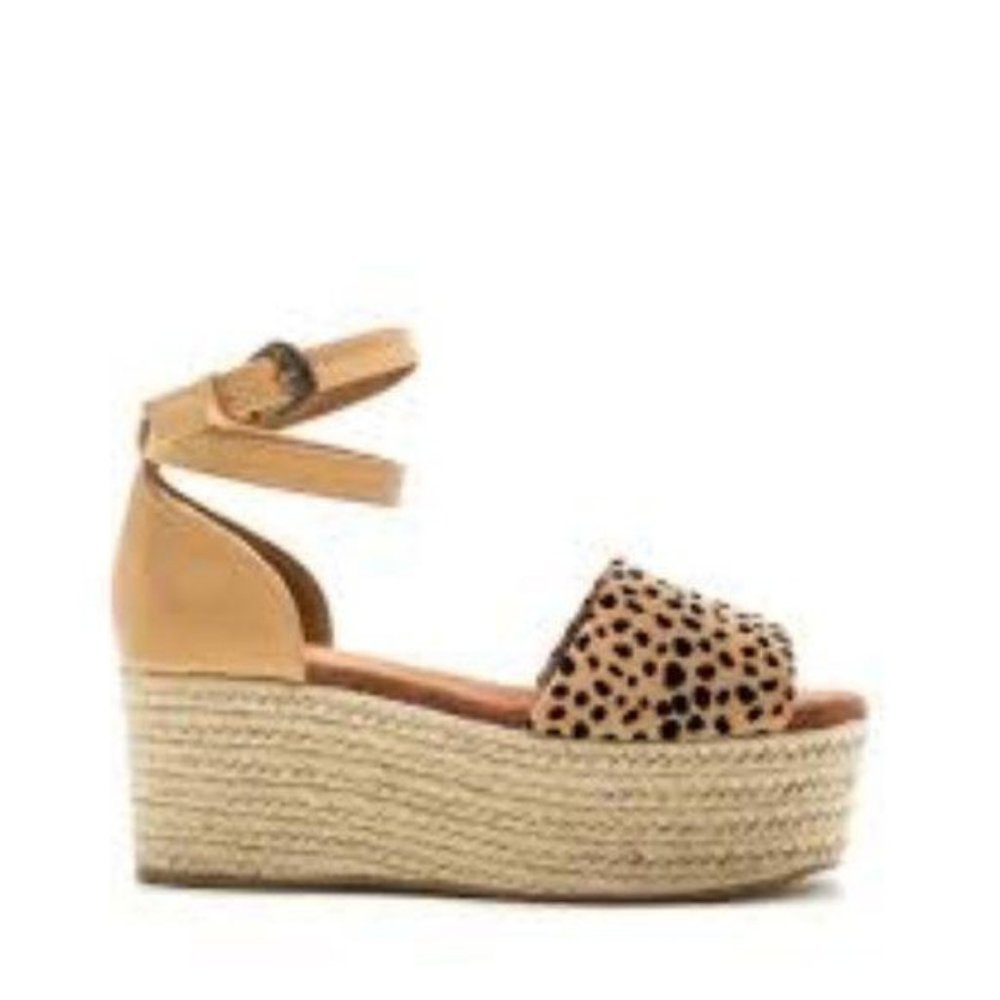 Cheetah Espadrille Platform Sandals - Picture 8 of 13